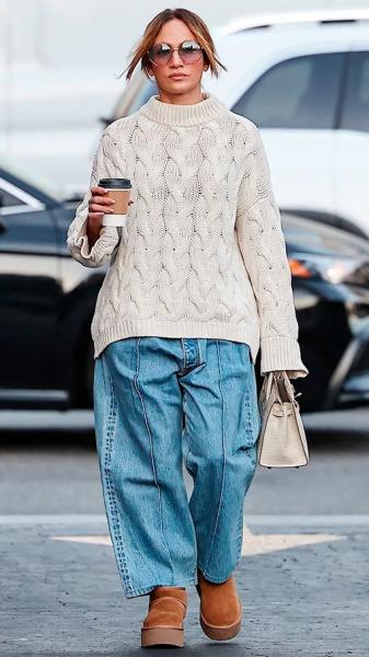 Годы идут, а свитеры с косами всё еще в топе – вот 12 уютных моделей