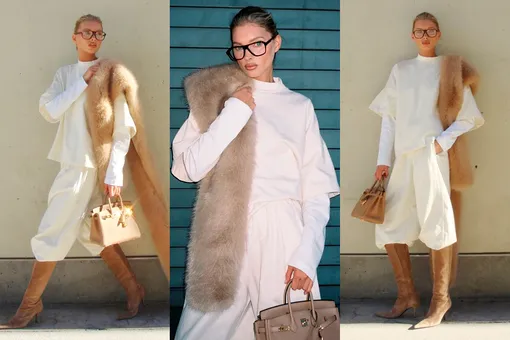 Эльза Хоск показывает: что получится, если носить спортивные вещи с люксом