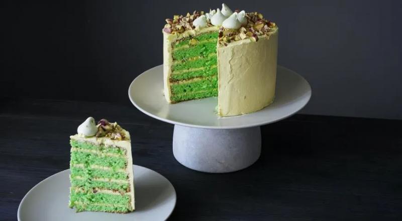 Фисташковый торт, пошаговый рецепт с фото от автора 13kitchen на 647 ккал