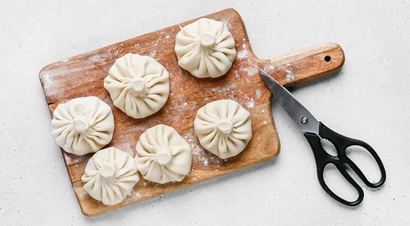 Хинкали с курицей, пошаговый рецепт с фото на 388 ккал