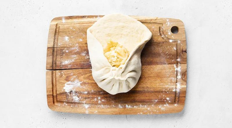 Осетинский пирог с капустой (Кабускаджин), пошаговый рецепт с фото на 1124 ккал