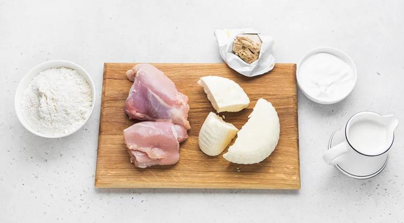 Осетинский пирог с курицей и сыром, пошаговый рецепт с фото на 1250 ккал