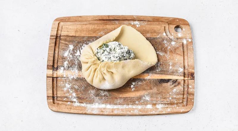 Осетинский пирог с творогом, пошаговый рецепт с фото на 367 ккал