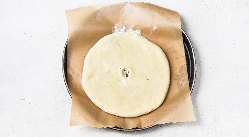 Осетинский пирог с творогом, пошаговый рецепт с фото на 367 ккал