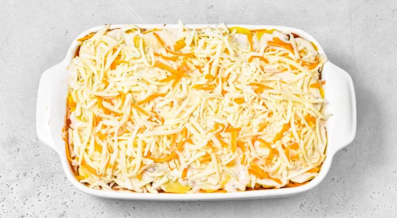 Картофельная лазанья с фаршем, пошаговый рецепт с фото на 1226 ккал