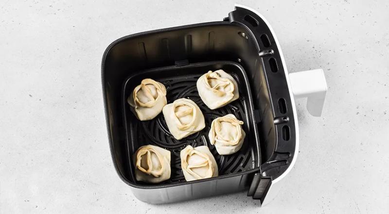 Манты в аэрогриле, пошаговый рецепт с фото на 263 ккал