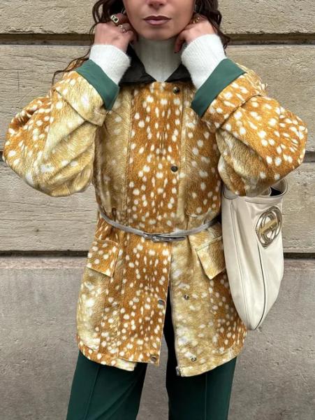 Олений принт: почему он стал новым хитом моды