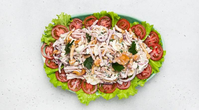 Салат &laquo;Мужская мечта&raquo;, пошаговый рецепт с фото на 394 ккал