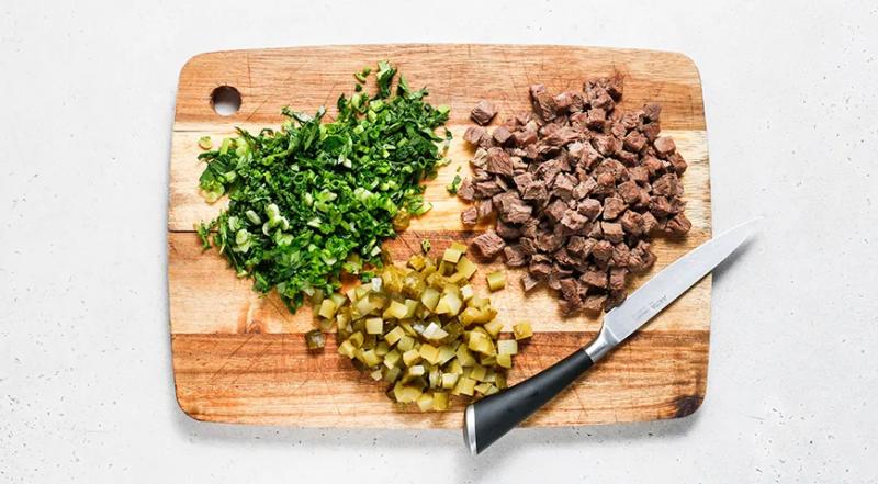 Салат «Мужское счастье», пошаговый рецепт с фото на 406 ккал