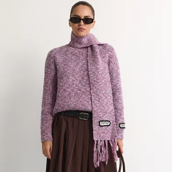 Шарфы с бахромой – микротренд весны-2026, который тебе нельзя пропустить