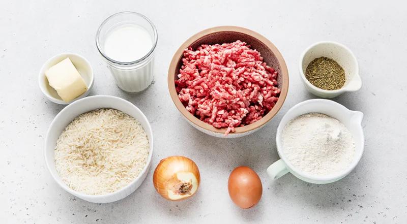 Тефтели под соусом бешамель, пошаговый рецепт с фото на 537 ккал