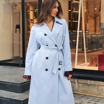 12 весенних плащей в самом модном оттенке сезона