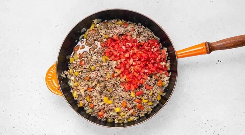 Булгур с фаршем на сковороде, пошаговый рецепт с фото на 470 ккал