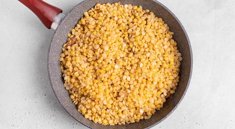 Гороховая каша с мясом, пошаговый рецепт с фото на 429 ккал