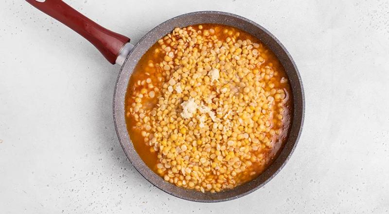 Гороховая каша с мясом, пошаговый рецепт с фото на 429 ккал