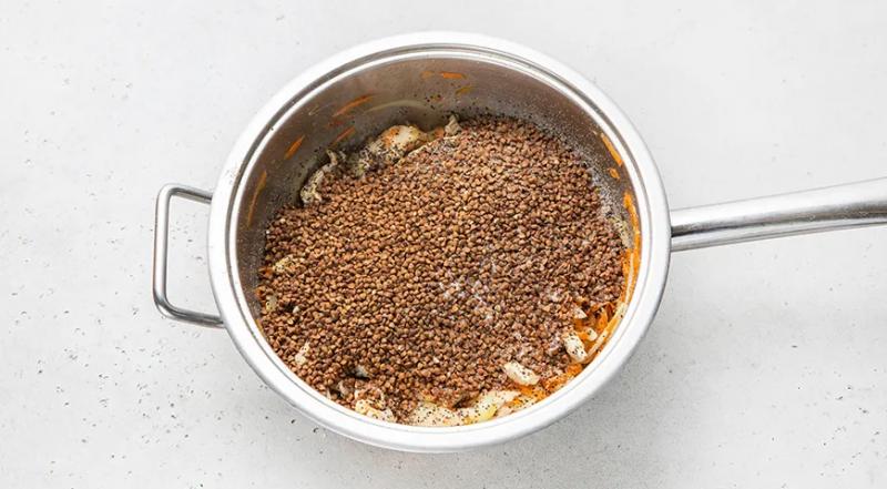 Гречка по-купечески с индейкой, пошаговый рецепт с фото на 453 ккал