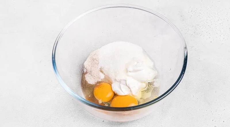 Манник с бананами, пошаговый рецепт с фото на 298 ккал