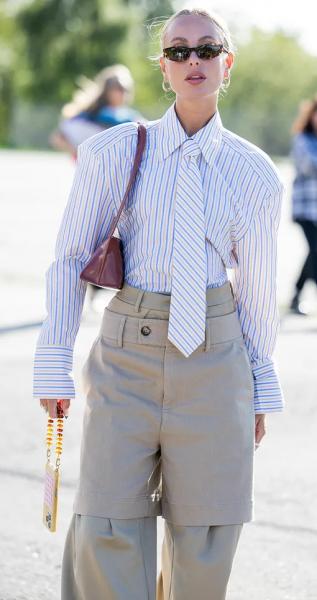 На весну тебе необходима рубашка с воротником-шарфом &ndash; вот доказательство!