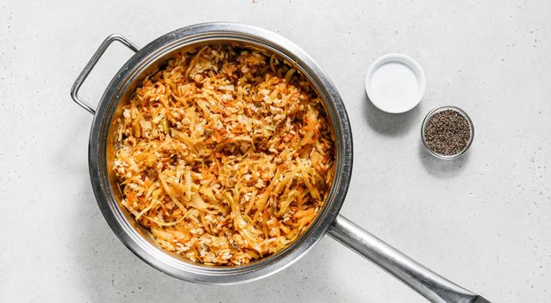 Постные ленивые голубцы, пошаговый рецепт с фото на 386 ккал