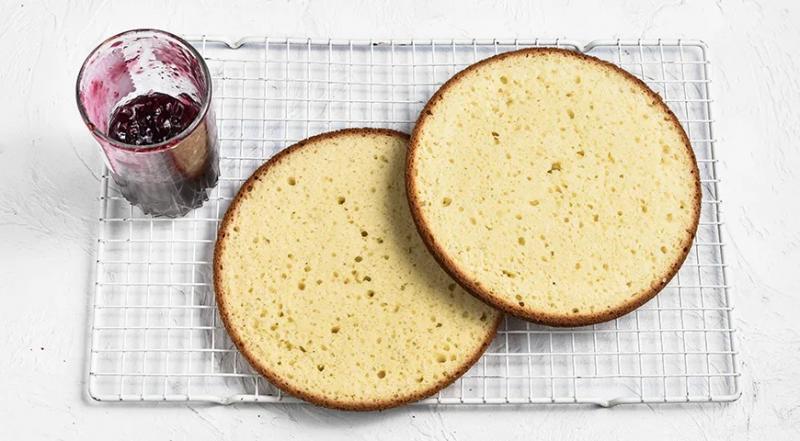 Постный бисквит, пошаговый рецепт с фото на 341 ккал