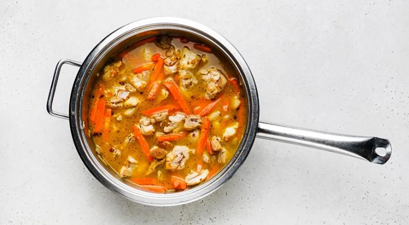 Рассыпчатый плов с курицей на сковороде, пошаговый рецепт с фото на 313 ккал