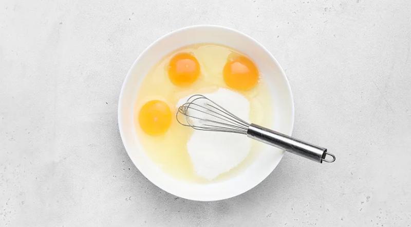 Бисквит в микроволновке, пошаговый рецепт с фото на 448 ккал