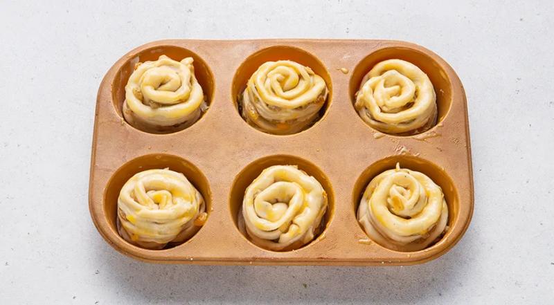 Булочка-краффин, пошаговый рецепт с фото на 630 ккал