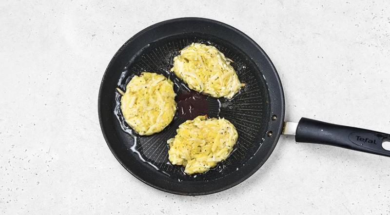 Хашбраун с сыром, пошаговый рецепт с фото на 204 ккал