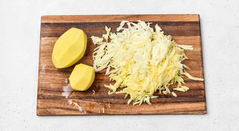 Хашбраун с сыром, пошаговый рецепт с фото на 204 ккал