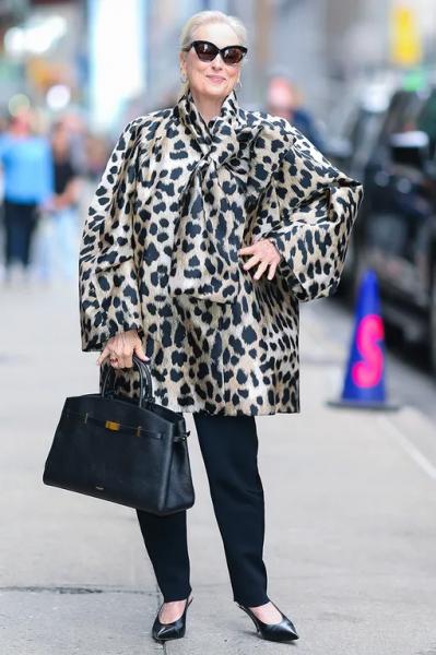Как Мерил Стрип стилизует леопардовый принт: пример элегантности