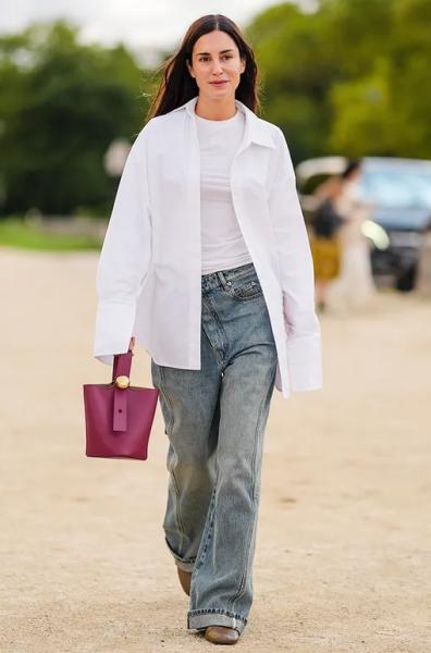 Как носить рубашку оверсайз весной 2026 года: модные образы