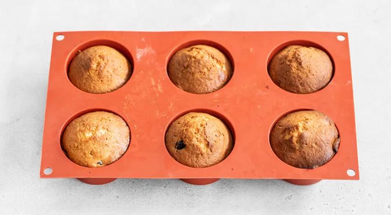 Кексы на сметане в формочках, пошаговый рецепт с фото на 502 ккал