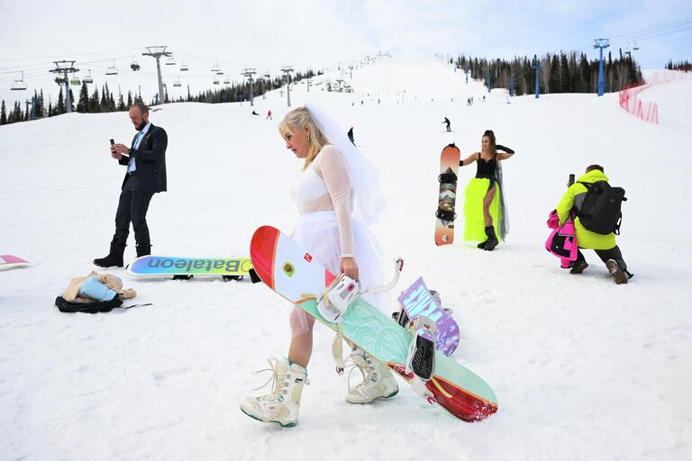 Крутой Шерегеш: самые яркие рекорды и необычные костюмы "ГрелкаФеста"