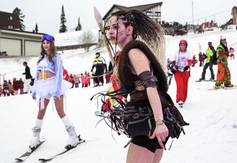 Крутой Шерегеш: самые яркие рекорды и необычные костюмы "ГрелкаФеста"