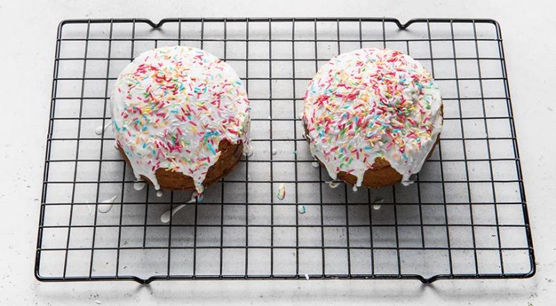 Кулич на йогурте, пошаговый рецепт с фото на 654 ккал