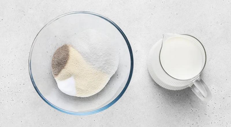 Манная каша в микроволновке, пошаговый рецепт с фото на 546 ккал