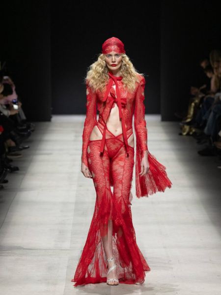 От кружева до лака: чем удивил третий день Московской недели моды