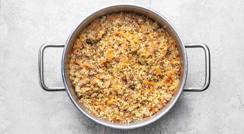 Пшенно-гречневая каша, пошаговый рецепт с фото на 382 ккал