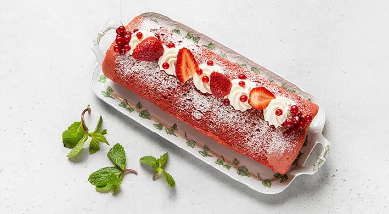 Рулет &laquo;Красный бархат&raquo;, пошаговый рецепт с фото на 461 ккал