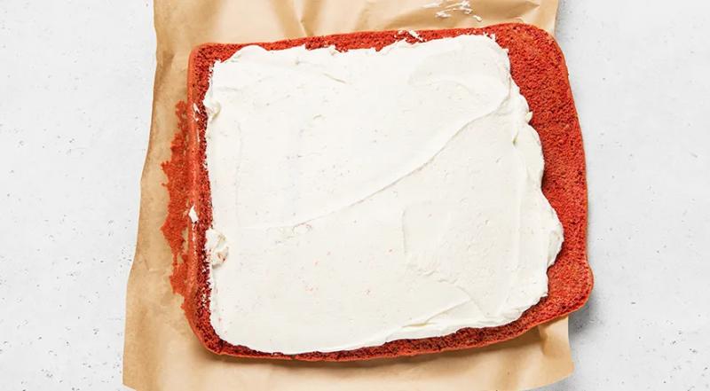 Рулет &laquo;Красный бархат&raquo;, пошаговый рецепт с фото на 461 ккал