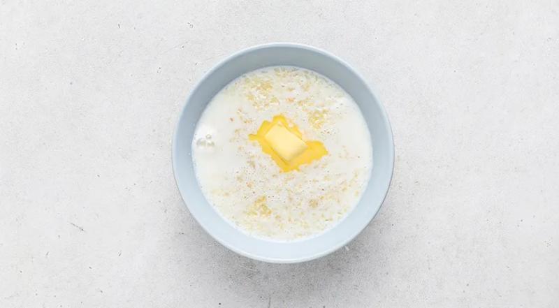 Затирка на молоке, пошаговый рецепт с фото на 515 ккал