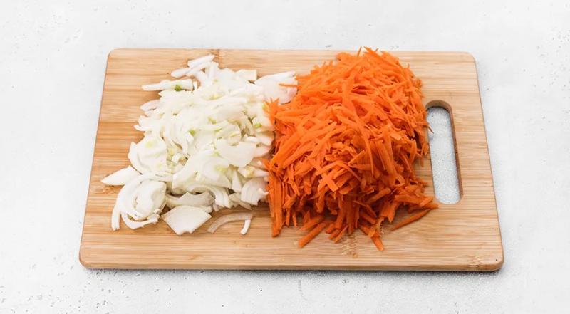Маринад из моркови и лука, пошаговый рецепт с фото на 672 ккал