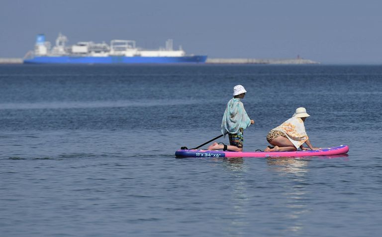 Почти тропики: рекордная жара на пляжах Балтийского моря